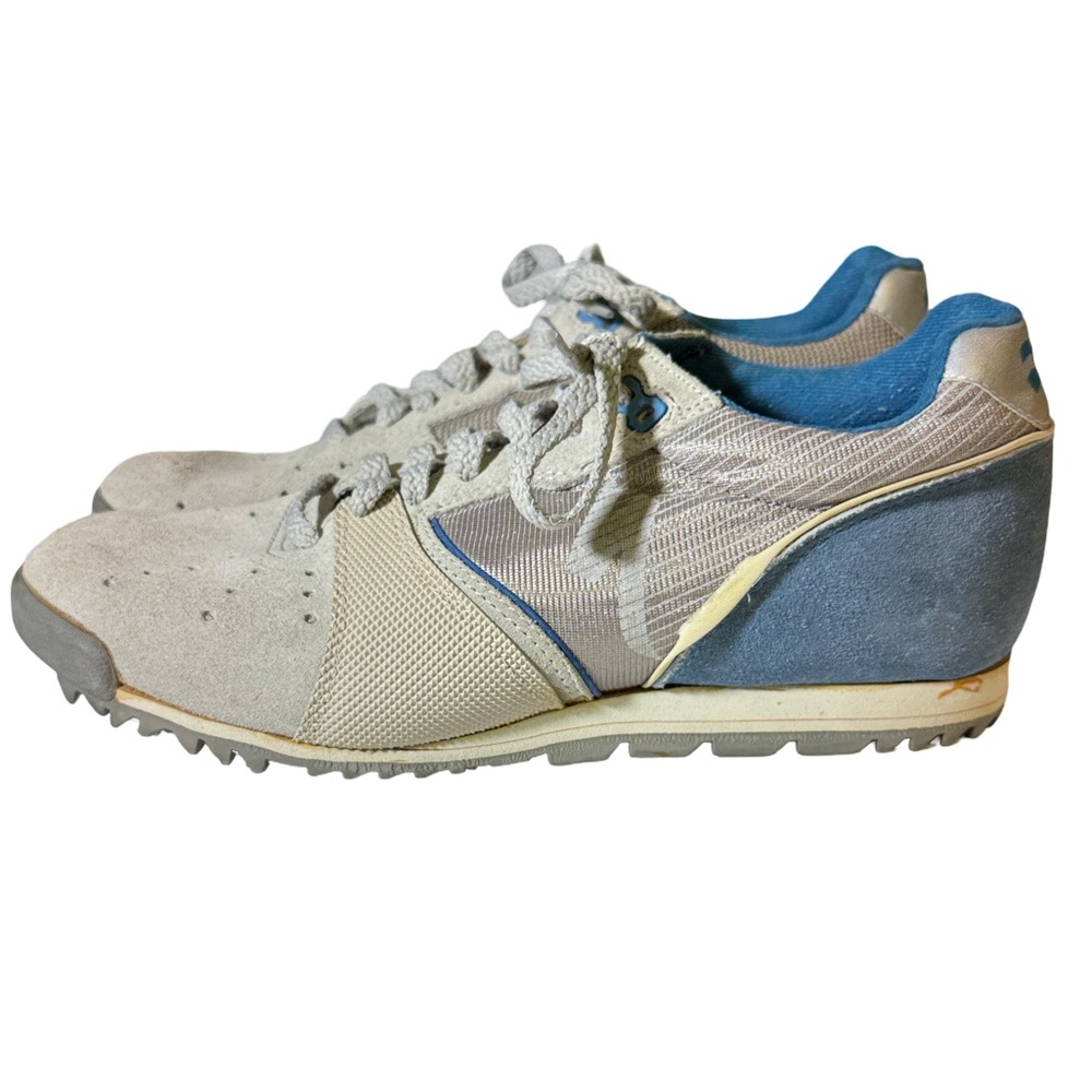 Specialized mens 9 gray suede leather cycling touring athletic sneaker shoes